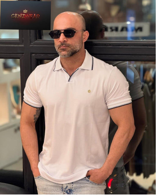 GENZWEAR Classic Polo Shirt Luxury Smart-Casual Style