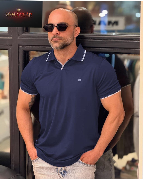 GENZWEAR Classic Polo Shirt Luxury Smart-Casual Style