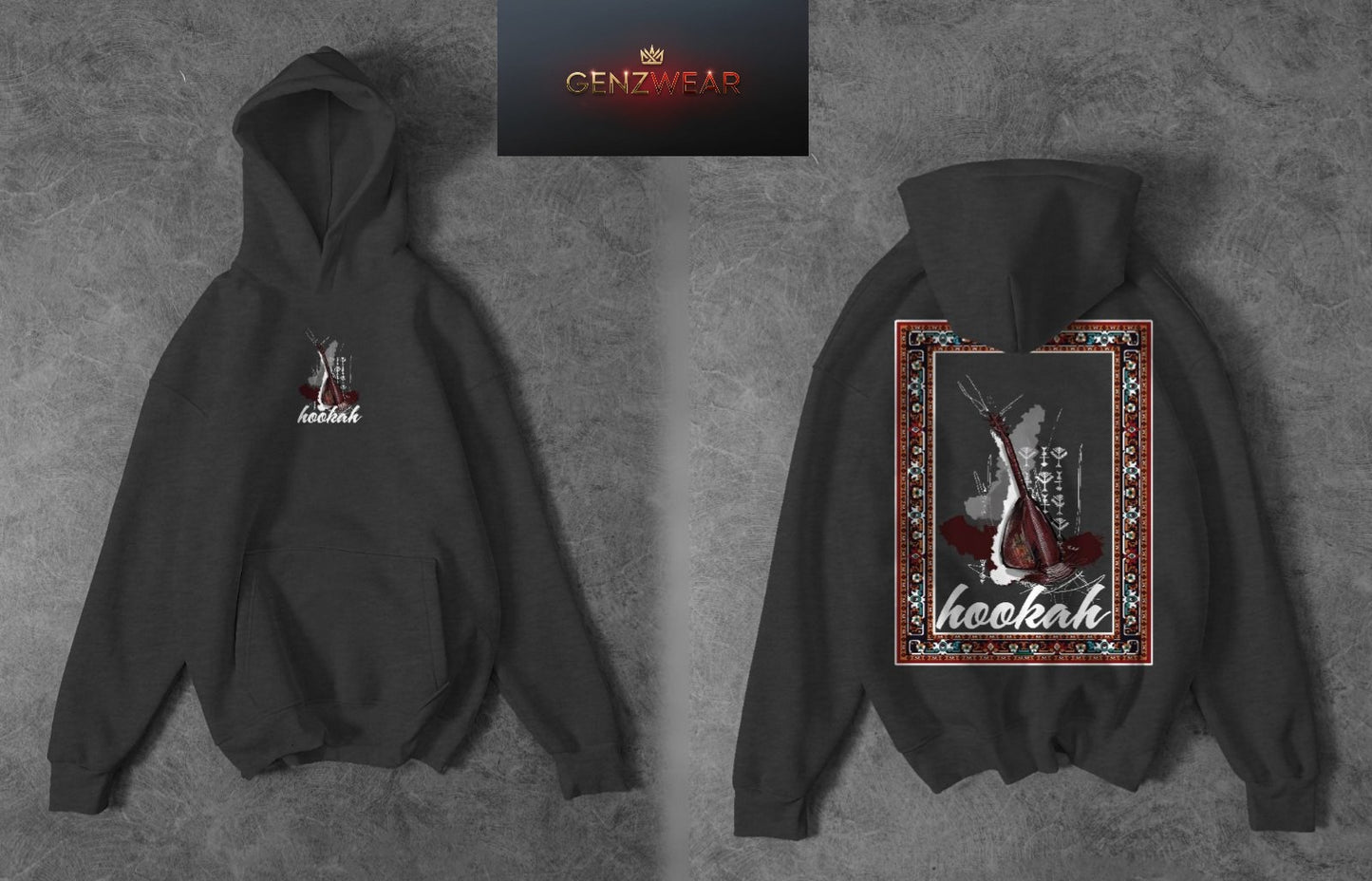 Velvet Smoke – Hookah Art Street Hoodie