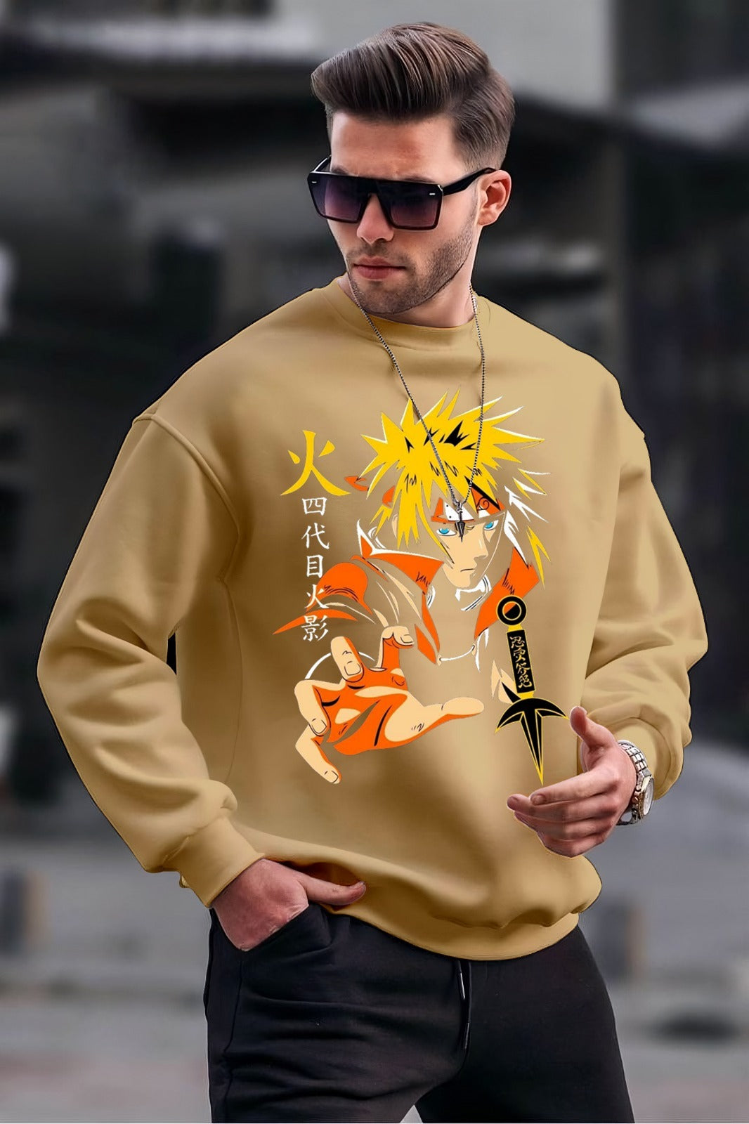 Flash Strike – Premium Anime Graphic Sweatshirt | GENZWEAR Streetwear Collection