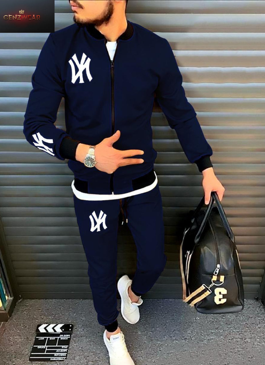 Men’s Bomber Tracksuit  Stylish Two-Piece Set