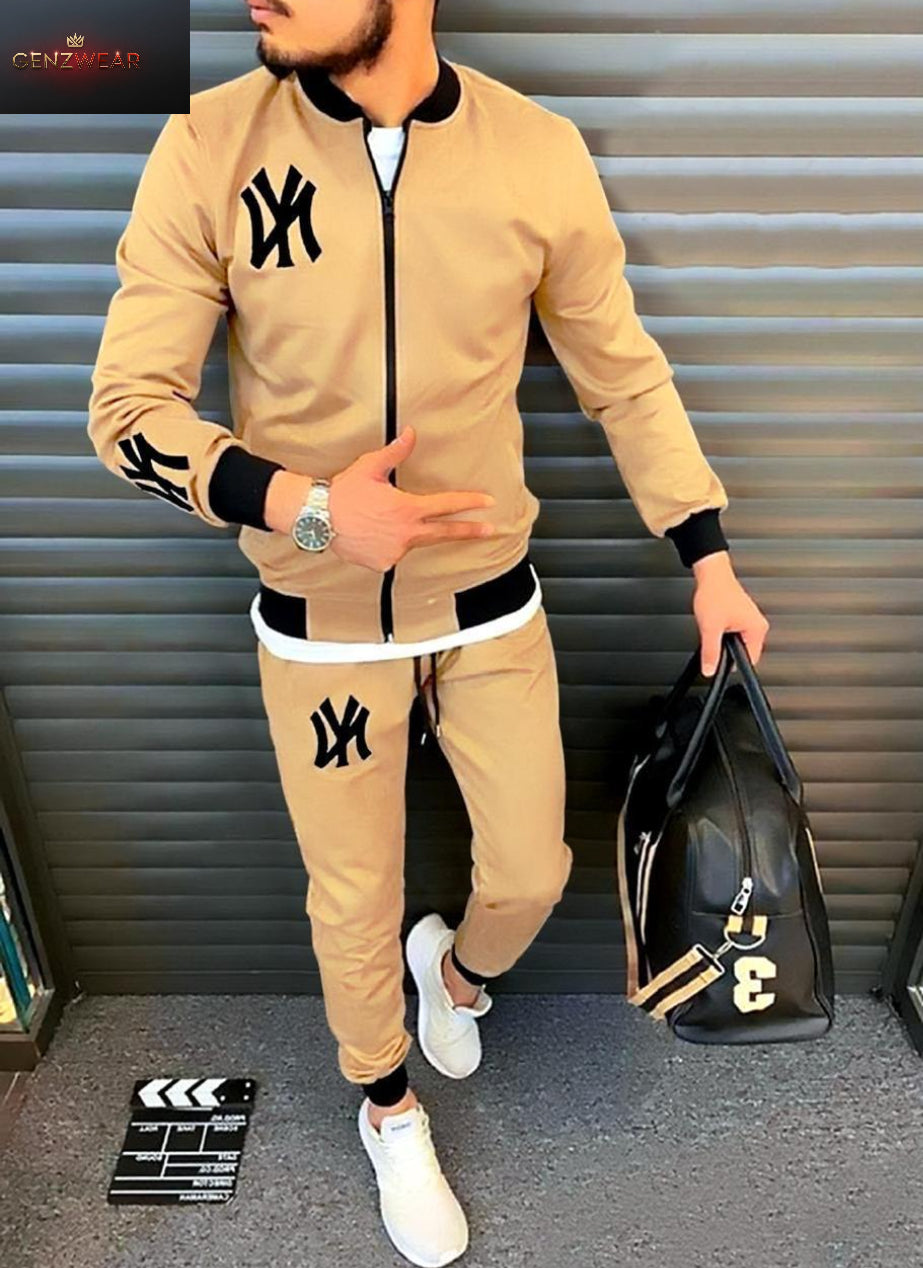 Men’s Bomber Tracksuit  Stylish Two-Piece Set