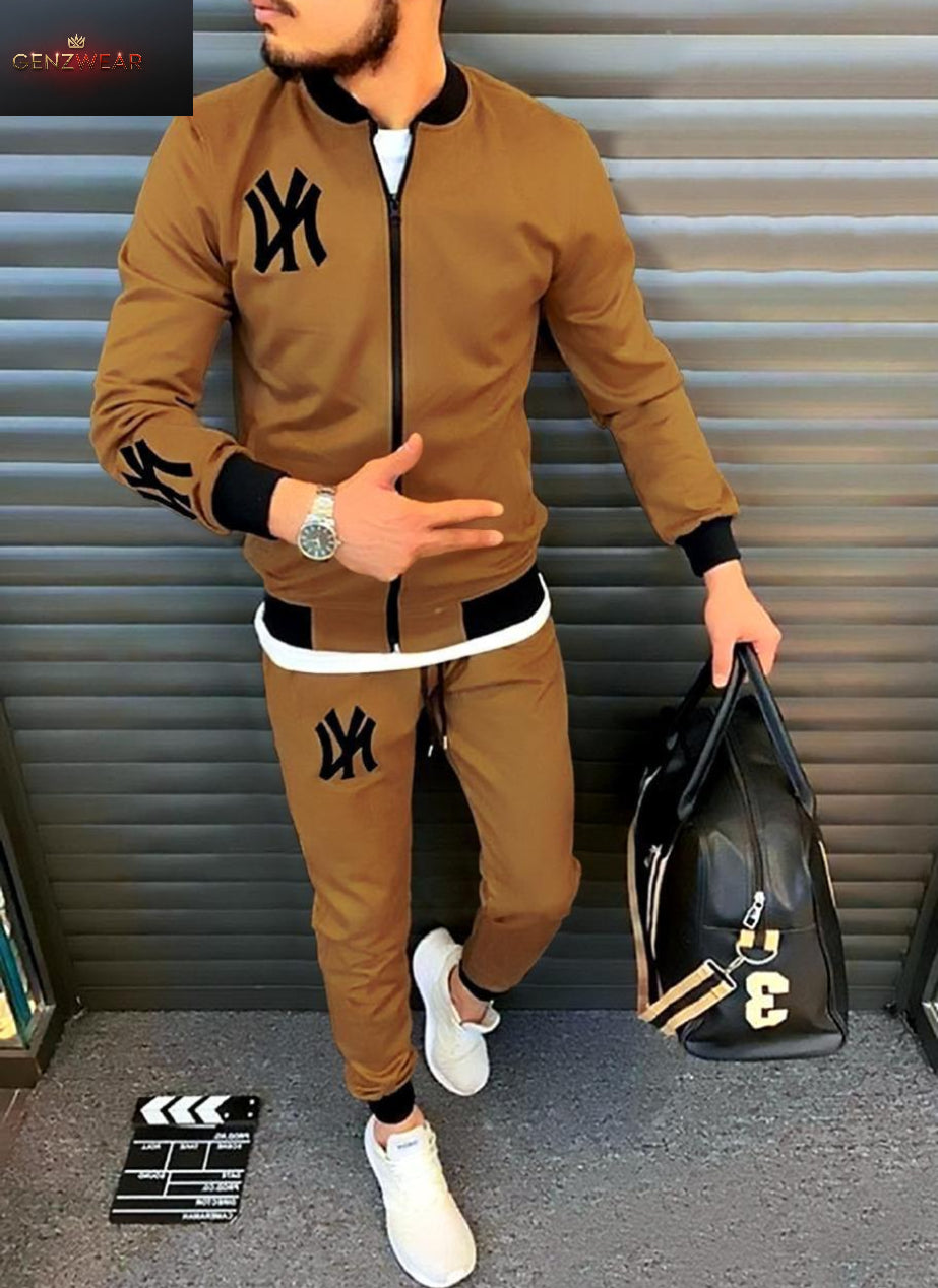 Men’s Bomber Tracksuit  Stylish Two-Piece Set