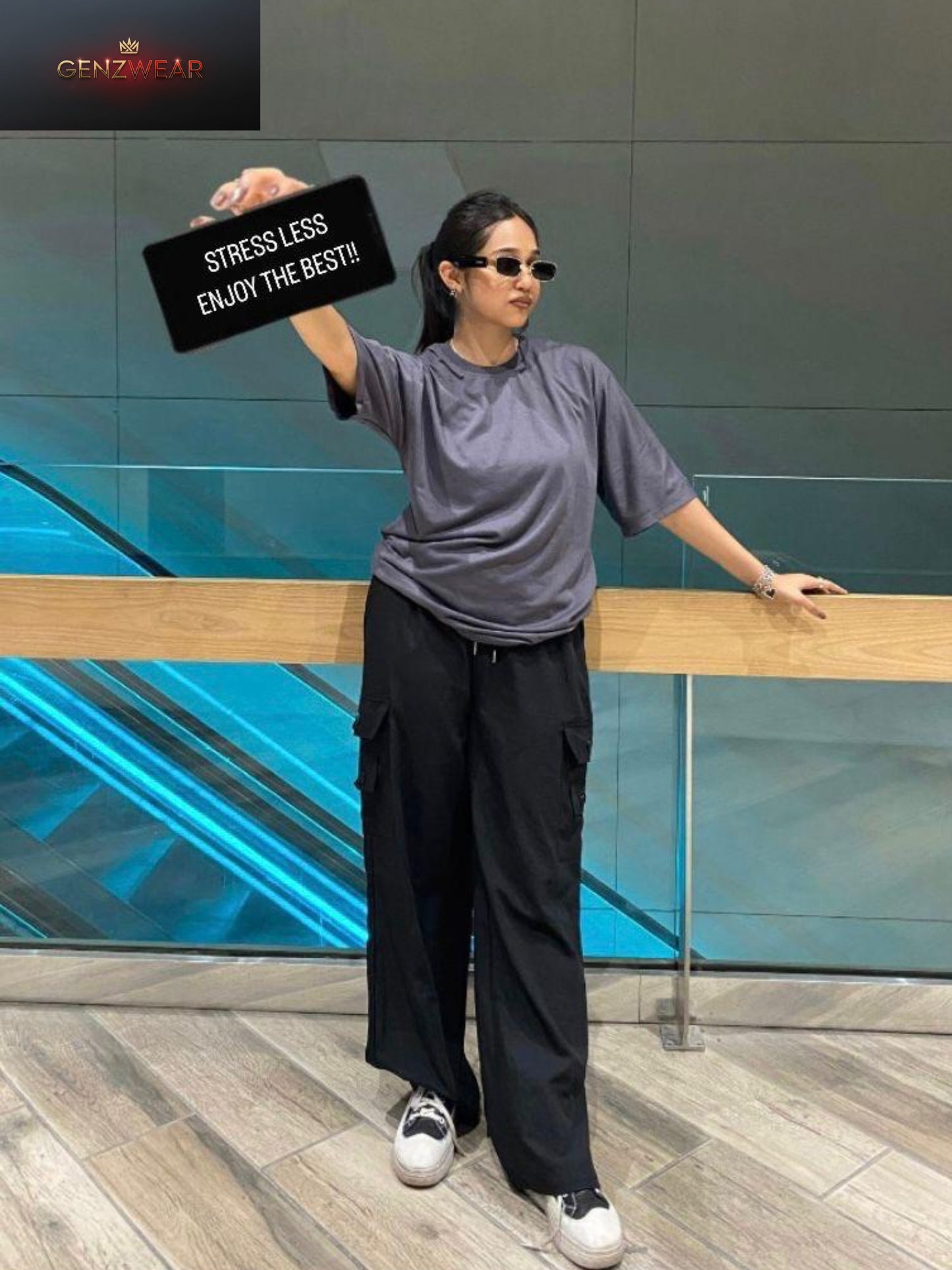 GENZWEAR Oversized Relaxed-Fit T-Shirt – Contemporary Streetwear