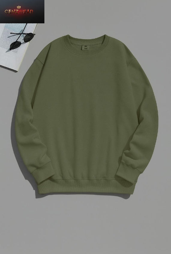 Premium Unisex Black Crewneck Sweatshirt – Casual & Comfy Everyday Wear