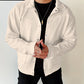 Classic Black Streetwear Snap-Button Jacket – Minimalist Urban Style for Men