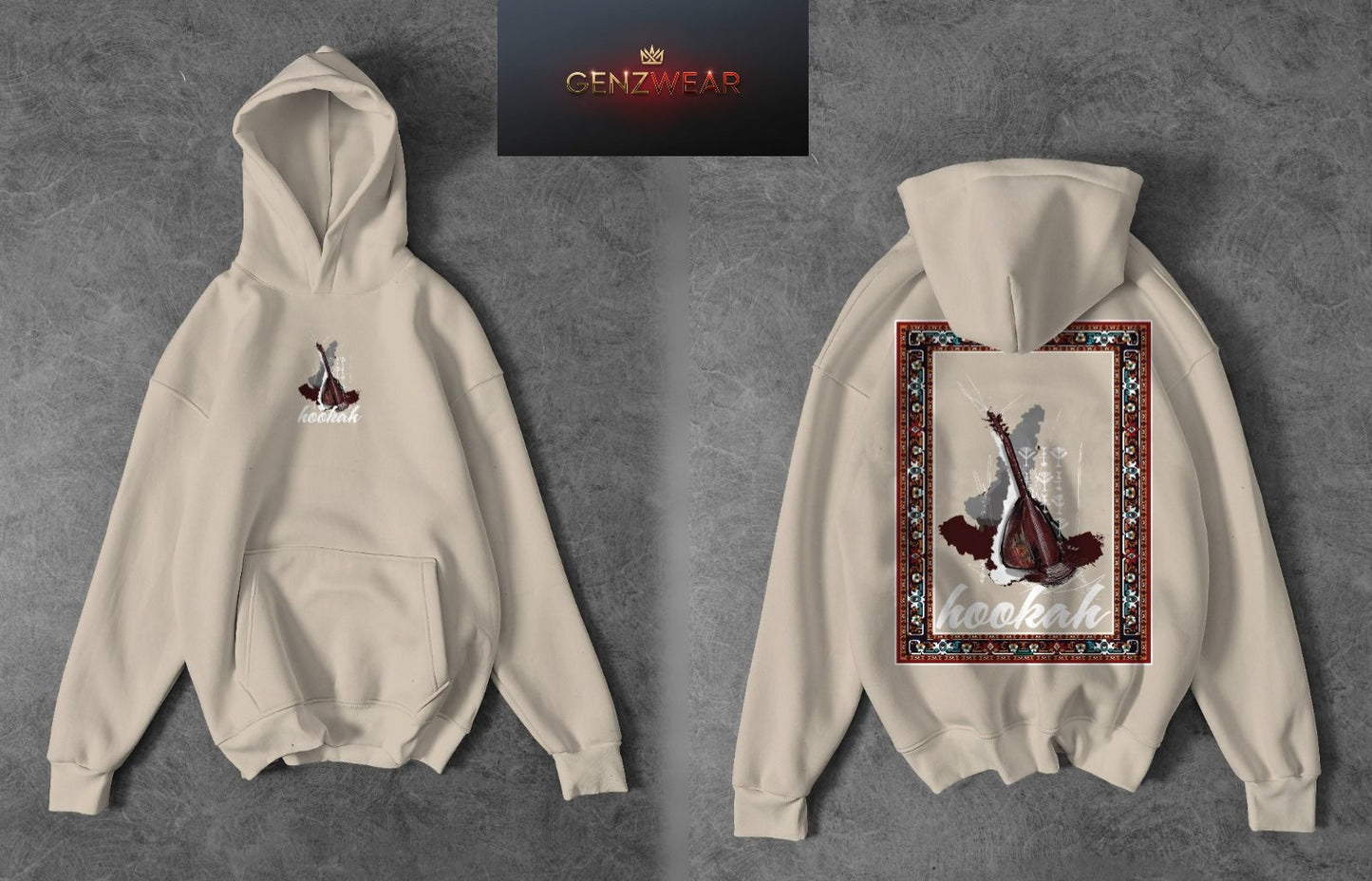 Velvet Smoke – Hookah Art Street Hoodie