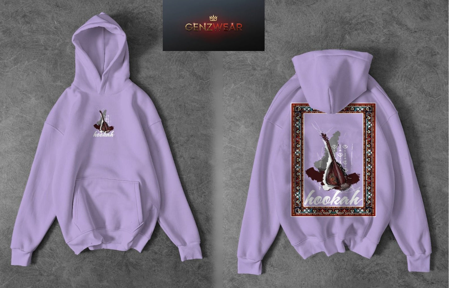 Velvet Smoke – Hookah Art Street Hoodie