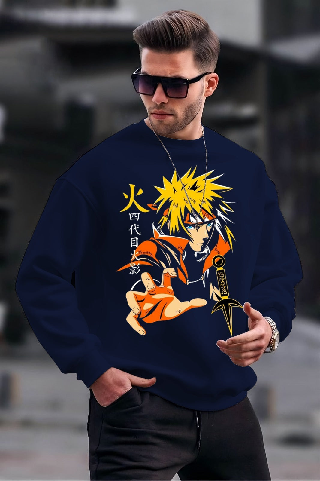Flash Strike – Premium Anime Graphic Sweatshirt | GENZWEAR Streetwear Collection
